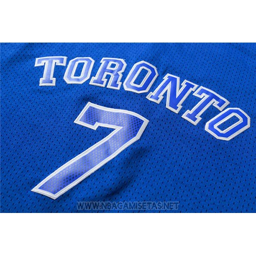 Camiseta Toronto Raptors Kyle Lowry NO 7 Retro Azul
